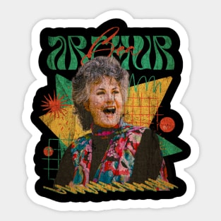 VINTAGE POP RETRO -Bea Arthur-  STYLE 70S Sticker